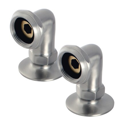 Aqua Vintage Vintage 2" Tub Faucet Riser, Brushed Nickel AE2RS8